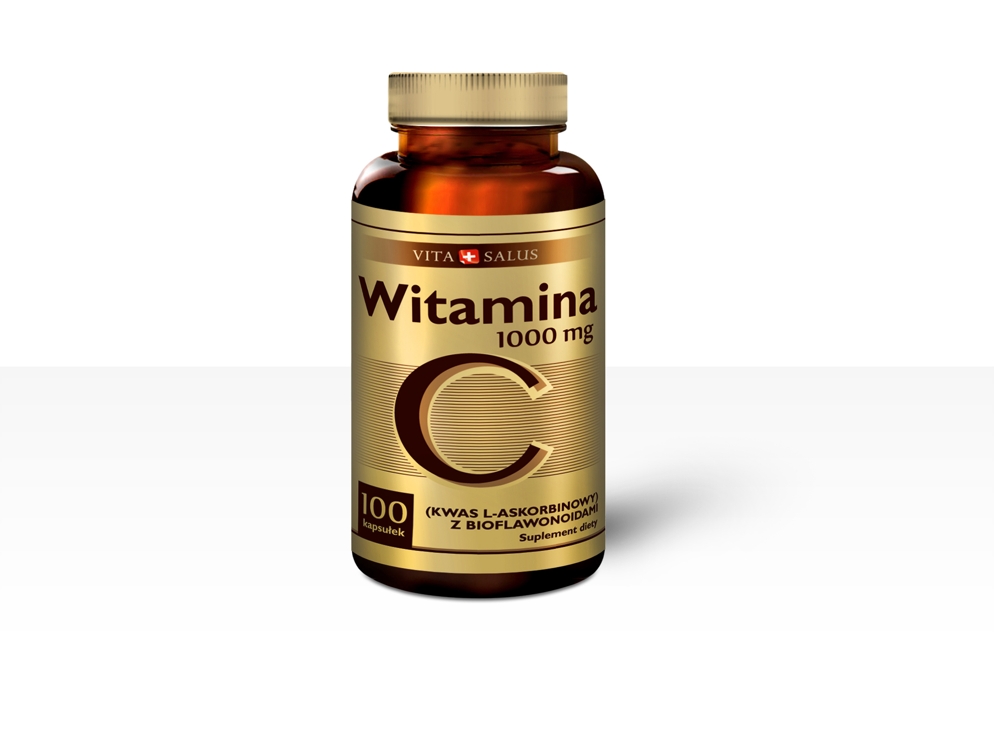 Witamina C 1000 mg - 1000% zalecanego dziennego zapotrzebowania na  witaminy D