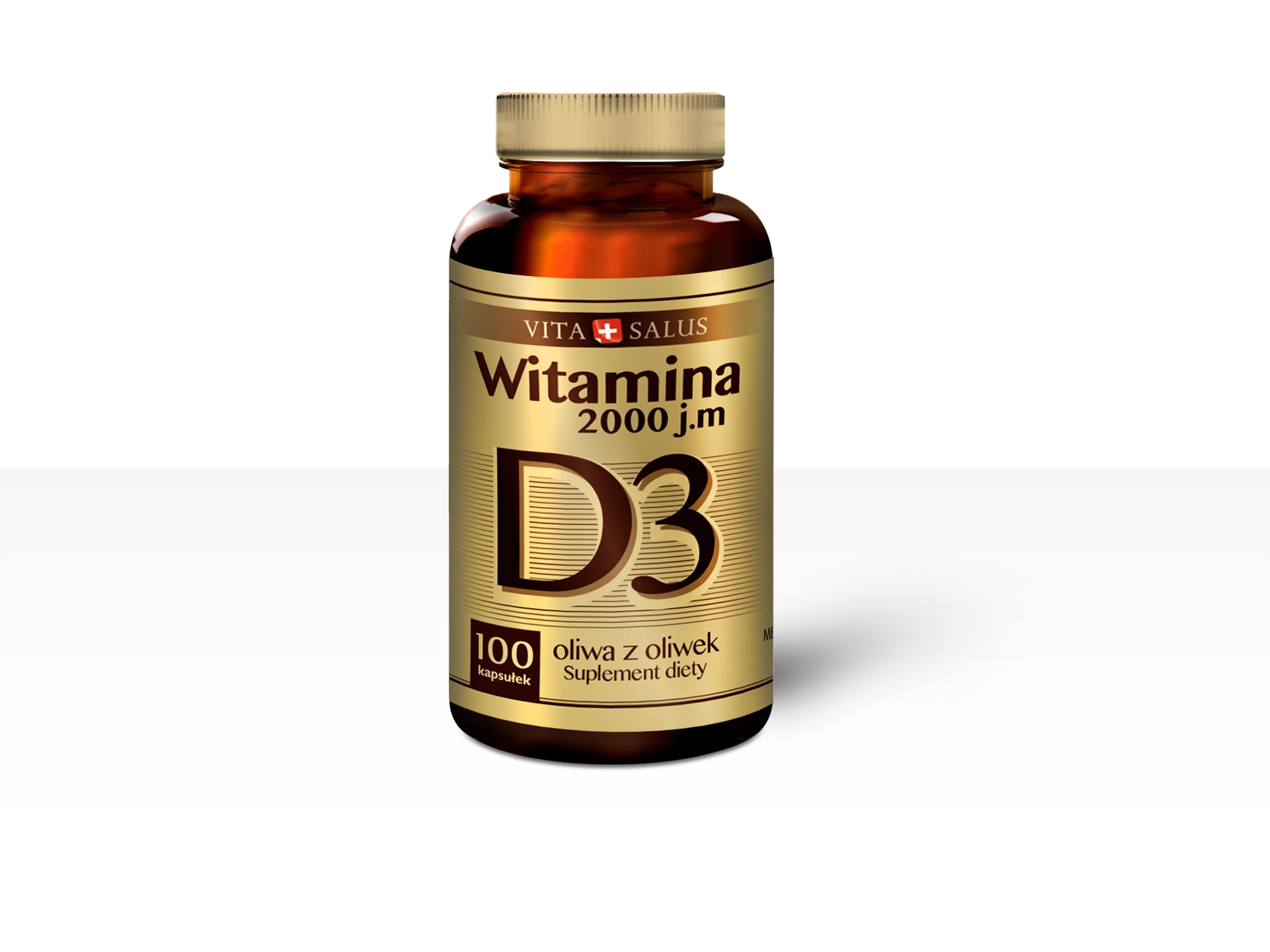 WitaminaD3 2000 j.m. - 1000% zalecanego dziennego zapotrzebowania na  witaminy D